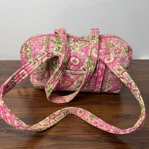 Vera Bradley Small Duffle Bag Pink Floral Y2K Retired